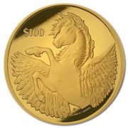 100 Dollars - Charles III Pegasus reverse image