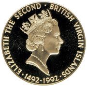 250 Dollars - Elizabeth II Discovery of America obverse image