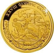250 Dollars Olympic Games 2004, United Kingdom, 2004 reverse image