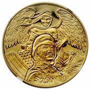 250 Dollars - Elizabeth II Guardian Angel, United Kingdom, 2016 reverse image