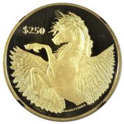 250 Dollars - Elizabeth II Pegasus, United Kingdom, 2018 reverse image
