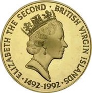 500 Dollars - Elizabeth II Christopher Columbus obverse image