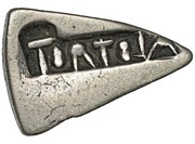 1 Shilling Countermark type II obverse image