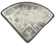 2 Shillings Type II countermark reverse image