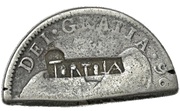 4 Shillings 1½ Pence Type II countermark on Mexican 8 Reales of Carl IV obverse image