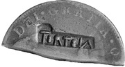 4 Shillings 1½ Pence Type IV countermark obverse image