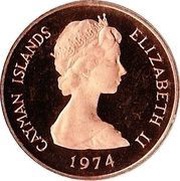 1 Cent - Elizabeth II 2nd portrait obverse image