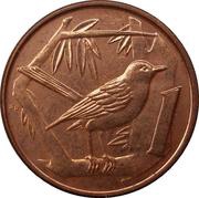 1 Cent - Elizabeth II 4th portrait, United Kingdom, 1999-2019 reverse image