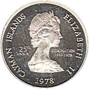 5 Cents - Elizabeth II 25th Anniversary of Coronation obverse image
