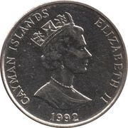 5 Cents - Elizabeth II 3rd portrait; magnetic obverse image