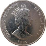 10 Cents - Elizabeth II 3rd portrait; magnetic obverse image