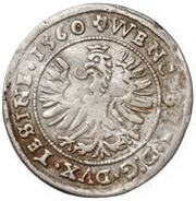 Groshen - Wenzel III Teschen obverse image