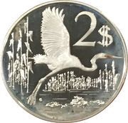 2 Dollars - Elizabeth II 25th Anniversary of Coronation, United Kingdom, 1978 reverse image