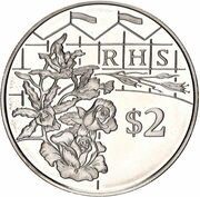 2 Dollars - Elizabeth II Chelsea Flower Show, United Kingdom, 2003 reverse image