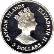 5 Dollars - Elizabeth II WWF obverse image