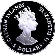 5 Dollars - Elizabeth II Visit of Princess Alexandra obverse image