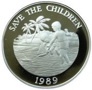 5 Dollars - Elizabeth II Save the Children, United Kingdom, 1989 reverse image
