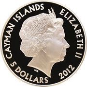 5 Dollars - Elizabeth II HMY Britannia; Silver Proof issue obverse image