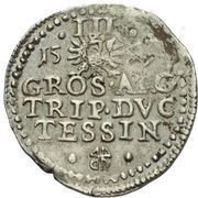 3 Groshen - Adam Wenzel, Bohemia, 1591-1597 reverse image