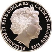 5 Dollars - Elizabeth II Victoria Memorial obverse image