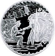10 Dollars - Elizabeth II Trench Life, United Kingdom, 2008 reverse image