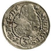 3 Kreuzers - Adam Wenzel Teschen obverse image
