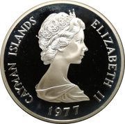 25 Dollars - Elizabeth II Silver Jubilee, United Kingdom, 1977 obverse image