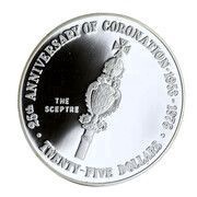 25 Dollars - Elizabeth II Coronation Jubilee - The Sceptre, United Kingdom, 1978 reverse image