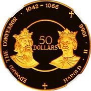 50 Dollars - Elizabeth II Saxon Kings, United Kingdom, 1979-1980 reverse image