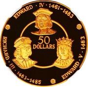 50 Dollars - Elizabeth II House of York, United Kingdom, 1979-1980 reverse image