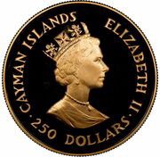 250 Dollars - Elizabeth II Visit of Princess Alexandra obverse image