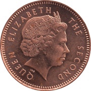 1 Penny - Elizabeth II 4th portrait obverse image
