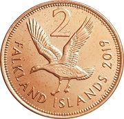 2 Pence - Elizabeth II 5th portrait, United Kingdom, 2019-2021 reverse image