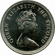 10 Pence - Elizabeth II 2nd portrait; small type obverse image