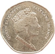 20 Pence - Elizabeth II 5th portrait obverse image