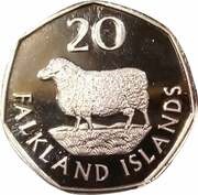 20 Pence - Charles III, United Kingdom, 2023 reverse image