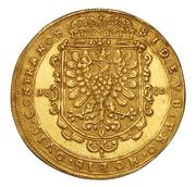 10 Ducats - Elisabeth Lucretia, Bohemia, 1650 reverse image