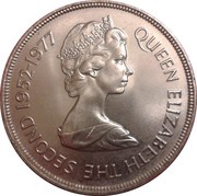 50 Pence - Elizabeth II Silver Jubilee obverse image