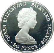 50 Pence - Elizabeth II Wedding of Prince Charles and Lady Diana Spencer obverse image