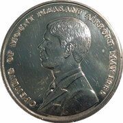 50 Pence - Elizabeth II Mt. Pleasant Airport, United Kingdom, 1985 reverse image