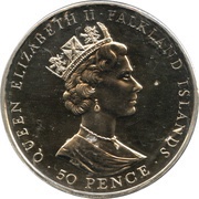 50 Pence - Elizabeth II Jubilee obverse image
