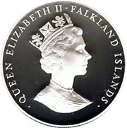 50 Pence - Elizabeth II Coronation Jubilee; silver type obverse image