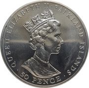 50 Pence - Elizabeth II Peale's Dolphin obverse image