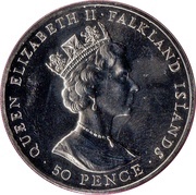 50 Pence - Elizabeth II Winston Churchill obverse image