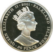50 Pence - Elizabeth II Edward IV gold Rose Ryal obverse image