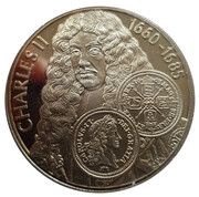 50 Pence - Elizabeth II Charles II, United Kingdom, 2001 reverse image