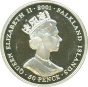 50 Pence - Elizabeth II Charles II obverse image
