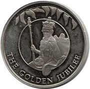 50 Pence - Elizabeth II Coronation, United Kingdom, 2002 reverse image