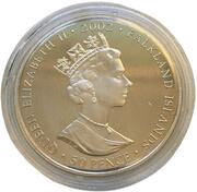 50 Pence - Elizabeth II Coronation; Silver Proof; Colored obverse image