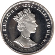 50 Pence - Elizabeth II Coronation; Silver Proof obverse image